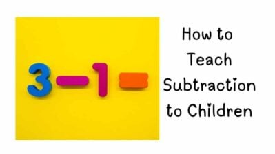 How to teach subtraction to children