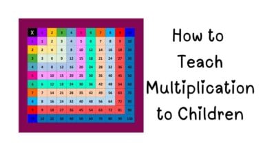 How to Teach Multiplication to Children